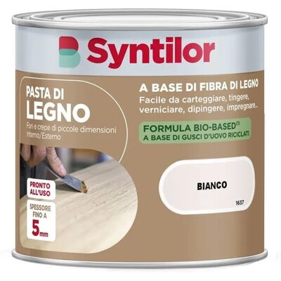Syntilor Pasta di legno 250 gr bianco Syntilor Pasta di legno 250 gr bianco