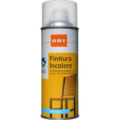 Obi vernice spray Finitura satinata incolore 400 ml Obi vernice spray Finitura satinata incolore 400 ml
