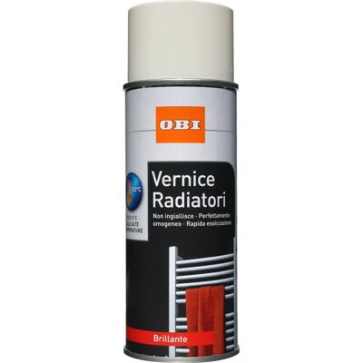 Obi vernice spray Radiatori brillante bianco crema 400 ml Obi vernice spray Radiatori brillante bianco crema 400 ml