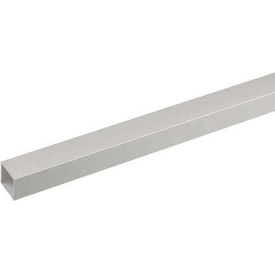 Arcansas Profilo tubo quadro 2 m 20x20 mm alluminio naturale anodizzato Arcansas Profilo tubo quadro 2 m 20x20 mm alluminio naturale anodizzato