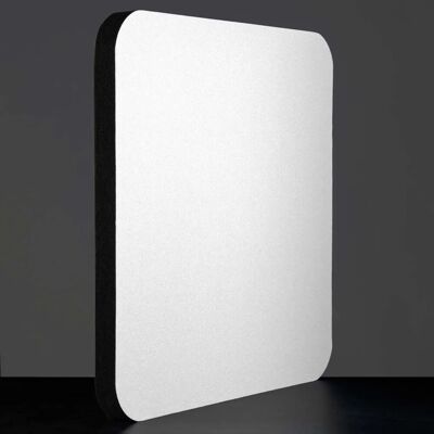 - Pannello fonoassorbente decorativo VOC ardesia 66x66 cm Sp. 45 mm - Pannello fonoassorbente decorativo VOC ardesia 66x66 cm Sp. 45 mm