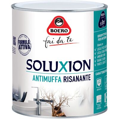 Boero Idropittura antimuffa risanante Soluxion 0,75 lt Boero Idropittura antimuffa risanante Soluxion 0,75 lt