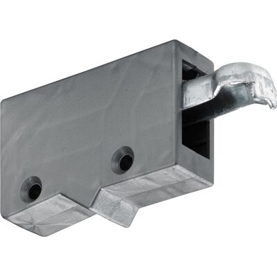 Attaccaglie regolabili per pensili argento 2 pz Attaccaglie regolabili per pensili argento 2 pz