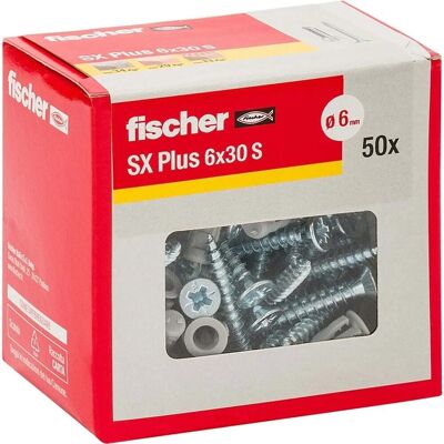Fischer Tassello a espansione SX Plus Ø 6 mm 50 pz Fischer Tassello a espansione SX Plus Ø 6 mm 50 pz