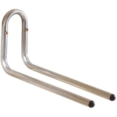 - Gancio da muro dritto doppio tubo Ø 20 mm P 300 mm - Gancio da muro dritto doppio tubo Ø 20 mm P 300 mm
