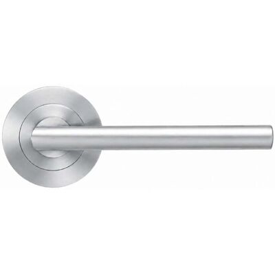 - Maniglia per porta cromo satinato 116x49 mm - Maniglia per porta cromo satinato 116x49 mm
