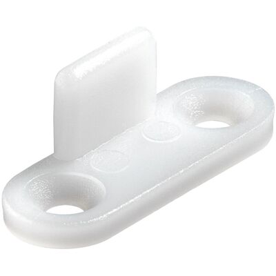 Hettich Elemento scorrevole per guida a pavimento bianco Hettich Elemento scorrevole per guida a pavimento bianco