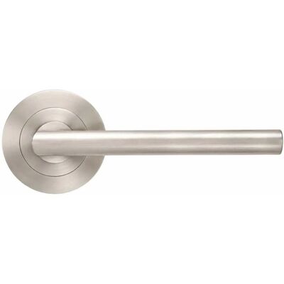 - Maniglia per porta nickel satinato 116x49 mm - Maniglia per porta nickel satinato 116x49 mm