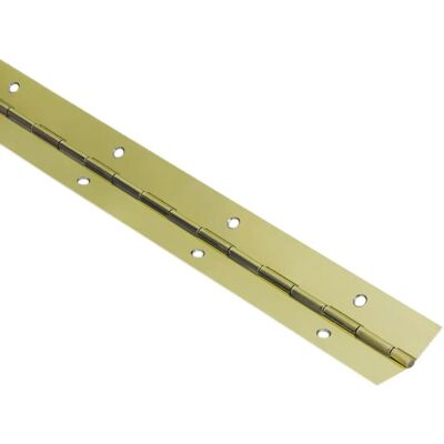 Hettich Cerniera a barra 1200 mm x 32 mm acciaio ottonato Hettich Cerniera a barra 1200 mm x 32 mm acciaio ottonato