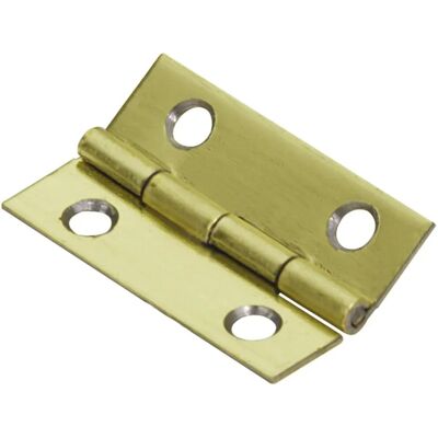 - Cerniera stretta in acciaio ottonato 70x40 mm 2 pz - Cerniera stretta in acciaio ottonato 70x40 mm 2 pz