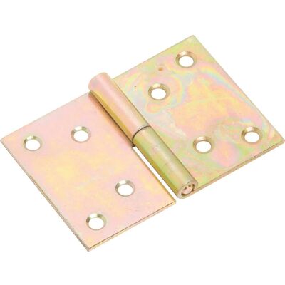 Cerniera sfilabile destra acciaio zincato 100x70 mm giallo Cerniera sfilabile destra acciaio zincato 100x70 mm giallo