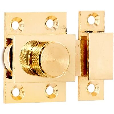 - Catenacci targetta ottone lucido 37 mm - Catenacci targetta ottone lucido 37 mm