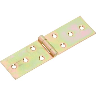 Cerniera per tavolo larga acciaio zincato 120x35 mm giallo Cerniera per tavolo larga acciaio zincato 120x35 mm giallo