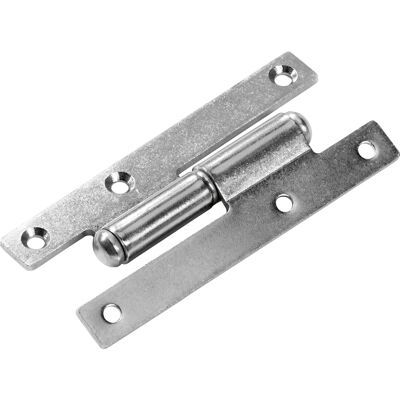 Cerniera sfilabile destra acciaio inox 100x62 mm Cerniera sfilabile destra acciaio inox 100x62 mm