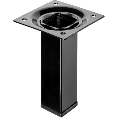 Gamba per Mobili HETTICH - Altezza 10cm - Nero - Acciaio - 50kg Gamba per Mobili HETTICH - Altezza 10cm - Nero - Acciaio - 50kg