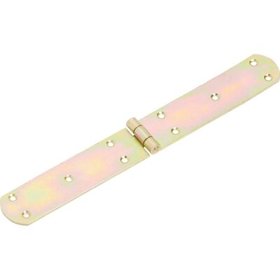 Cerniera per casse acciaio zincato 300x40 mm giallo Cerniera per casse acciaio zincato 300x40 mm giallo