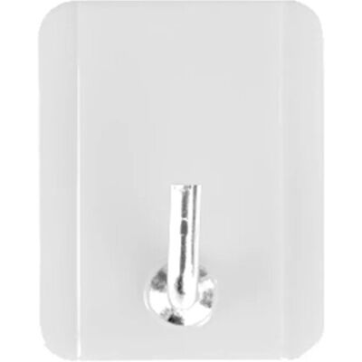 - Gancio adesivo singolo bianco set da 2 - Gancio adesivo singolo bianco set da 2