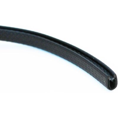 Arcansas Guarnizione in pvc rinforzata 2,5 m 95 mm nero Arcansas Guarnizione in pvc rinforzata 2,5 m 95 mm nero