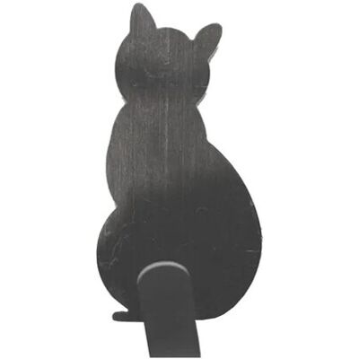 - Gancio adesivo in acciaio gatto finitura cromata 2,5 x 5,5 cm - Gancio adesivo in acciaio gatto finitura cromata 2,5 x 5,5 cm