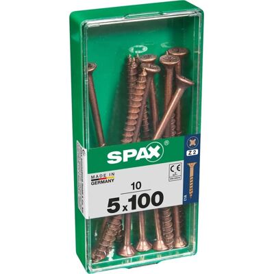 Spax Vite TSP POZI bronzata 5x100 M 10 pz Spax Vite TSP POZI bronzata 5x100 M 10 pz