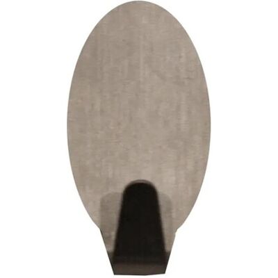 - Ganci adesivi in acciaio forma ovale 2,5 x 1,6 x 1,5 cm 4 pezzi - Ganci adesivi in acciaio forma ovale 2,5 x 1,6 x 1,5 cm 4 pezzi