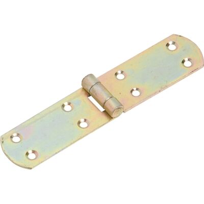 Cerniera per casse acciaio zincato 160x35 mm giallo Cerniera per casse acciaio zincato 160x35 mm giallo