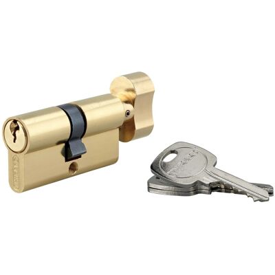 Thirard Cilindro di sicurezza STD ottone 35x35 mm meccanismo 5 perni 3 chiavi Thirard Cilindro di sicurezza STD ottone 35x35 mm meccanismo 5 perni 3 chiavi