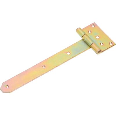 Cerniera per porta pesante acciaio zincato 300x35 mm giallo Cerniera per porta pesante acciaio zincato 300x35 mm giallo