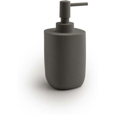 - Dosasapone bagno Ylenia in resina 310 ml gun metal - Dosasapone bagno Ylenia in resina 310 ml gun metal