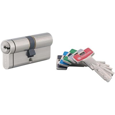 Thirard Cilindro di sicurezza T2 35x35 mm ottone meccanismo 6 perni 5 chiavi Thirard Cilindro di sicurezza T2 35x35 mm ottone meccanismo 6 perni 5 chiavi