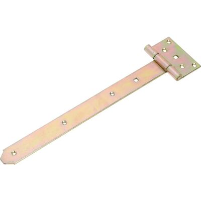 Cerniera per porta pesante acciaio zincato 400x40 mm giallo Cerniera per porta pesante acciaio zincato 400x40 mm giallo