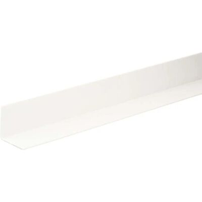 Arcansas Profilo angolare 1 m 20x20 mm in pvc bianco opaco Arcansas Profilo angolare 1 m 20x20 mm in pvc bianco opaco