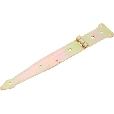 Cerniera per porta pesante acciaio zincato 300x45 mm giallo Cerniera per porta pesante acciaio zincato 300x45 mm giallo