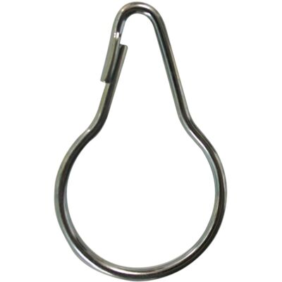 - Confezione 10 gancio a pera a scatto Ø 3 mm - Confezione 10 gancio a pera a scatto Ø 3 mm