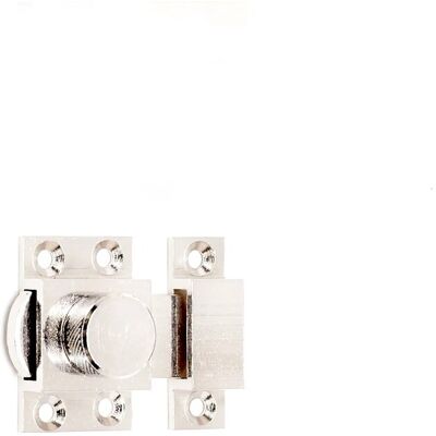 - Catenacci targetta ottone nikel 45 mm - Catenacci targetta ottone nikel 45 mm