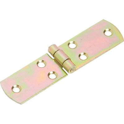 Cerniera per casse acciaio zincato 120x30 mm giallo Cerniera per casse acciaio zincato 120x30 mm giallo
