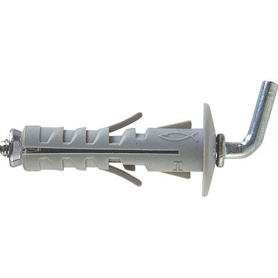 Fischer Tassello a espansione in nylon SB gancio medio Ø 9 mm 6 pz Fischer Tassello a espansione in nylon SB gancio medio Ø 9 mm 6 pz