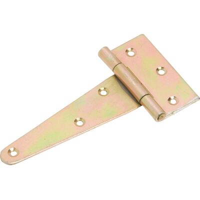 Cerniera per cancello acciaio zincato 100x65 mm giallo Cerniera per cancello acciaio zincato 100x65 mm giallo