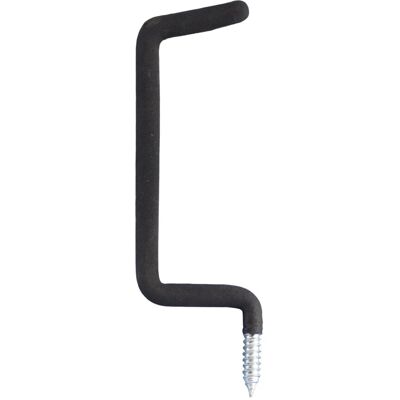 Gancio a vite resistente Mottez - 20cm, Nero, Supporta 100kg Gancio a vite resistente Mottez - 20cm, Nero, Supporta 100kg