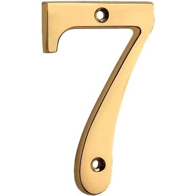 - Numero civico acciaio 7 - Numero civico acciaio 7