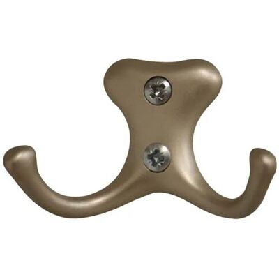 - Gancio in zama 40x65 mm nickel matt - Gancio in zama 40x65 mm nickel matt