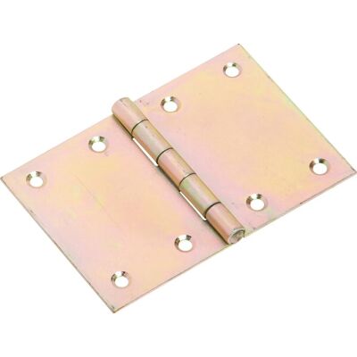 Cerniera larga acciaio zincato 120x80 mm giallo Cerniera larga acciaio zincato 120x80 mm giallo