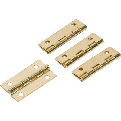 Cerniera per cofanetto ottonato 30x17 mm 4 pz Cerniera per cofanetto ottonato 30x17 mm 4 pz