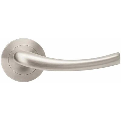 - Maniglia per porta nickel satinato 125x50 mm - Maniglia per porta nickel satinato 125x50 mm