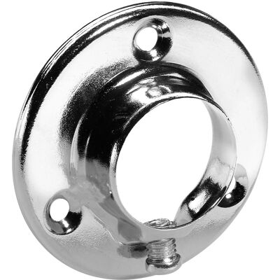 Hettich Supporto per tubo Rosetta cromato 25 mm Hettich Supporto per tubo Rosetta cromato 25 mm