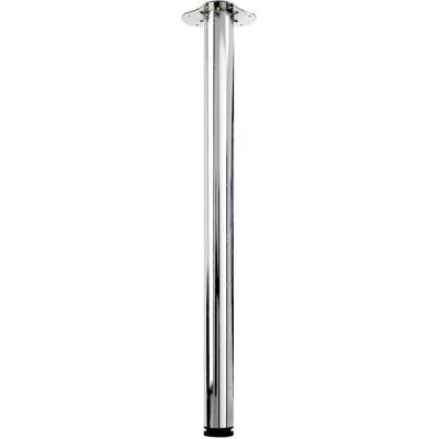 Hettich Gamba per tavolo o penisola regolabile acciaio cromato Ø 6 x H 84/87 cm Hettich Gamba per tavolo o penisola regolabile acciaio cromato Ø 6 x H 84/87 cm