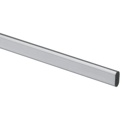 Hettich Tubo guardaroba a sezione ovale 900 mm acciaio argento-grigio Hettich Tubo guardaroba a sezione ovale 900 mm acciaio argento-grigio