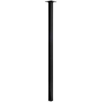- Gamba del tavolo Hettich colore nero 25x25x700 mm - Gamba del tavolo Hettich colore nero 25x25x700 mm