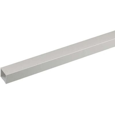 Tubo Profilato in Alluminio Bricoman 25x25x1.2 mm - 1m Argento Tubo Profilato in Alluminio Bricoman 25x25x1.2 mm - 1m Argento
