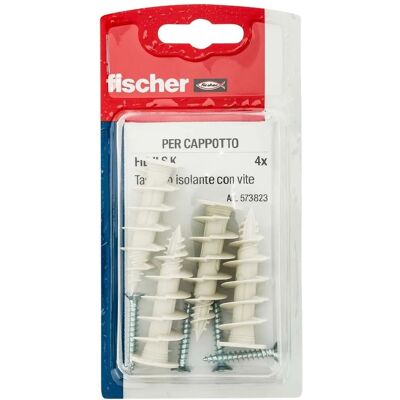 Fischer Tassello per materiale isolante FID II con vite 4 pz Fischer Tassello per materiale isolante FID II con vite 4 pz